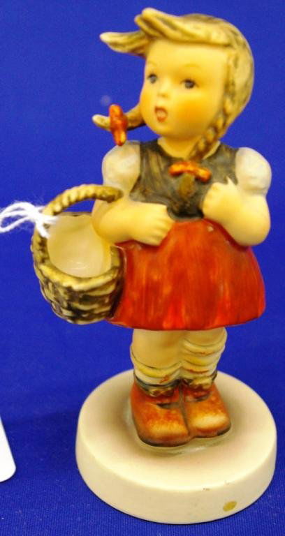 Hummel Figurine Of A Girl With A Basket: #96