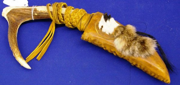 Hand-crafted Hunting Knife By Artist " Dorey"