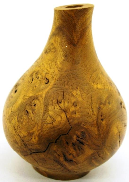 Hand-carved Vase Made Of Wood