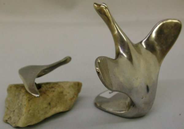 Signed Hoselton Pewter Figurines