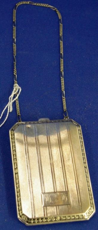 Sterling Coin Money Purse, Monogrammed