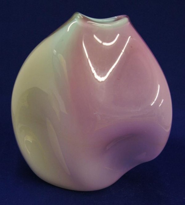 Signed Art Glass Vase