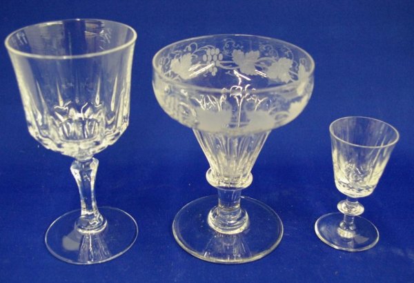 Tray Lot Of Miscellaneous Glasses