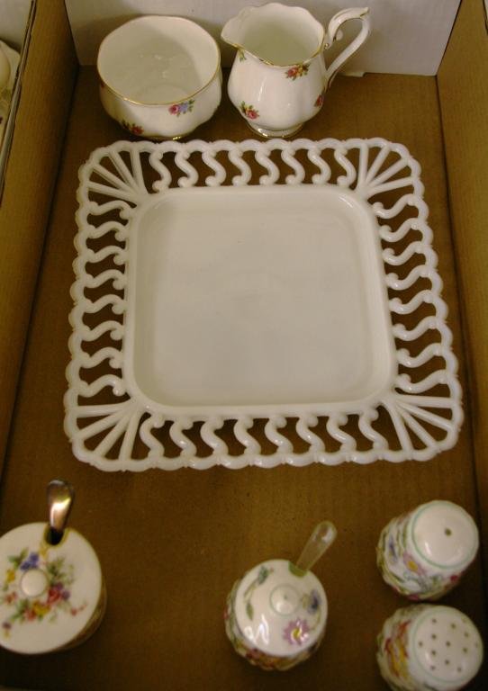 Tray Lot Of China