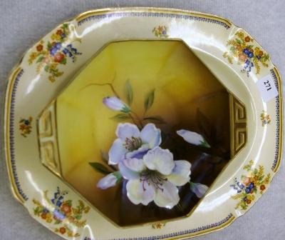 Hand Painted 2-handled Nippon Bowl