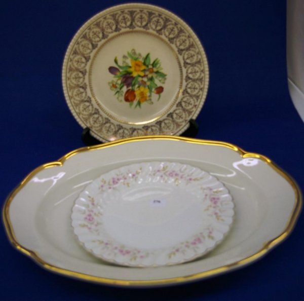 Solian Ware Plate And A Johnson Bros. Plate
