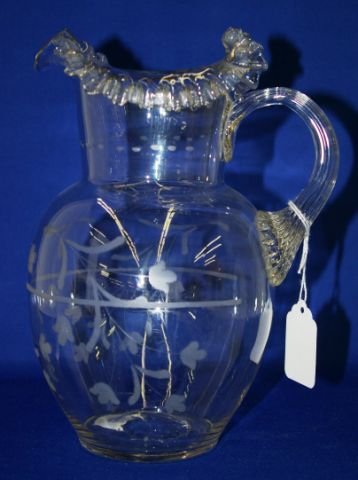 A Handblown Lemonade Pitcher