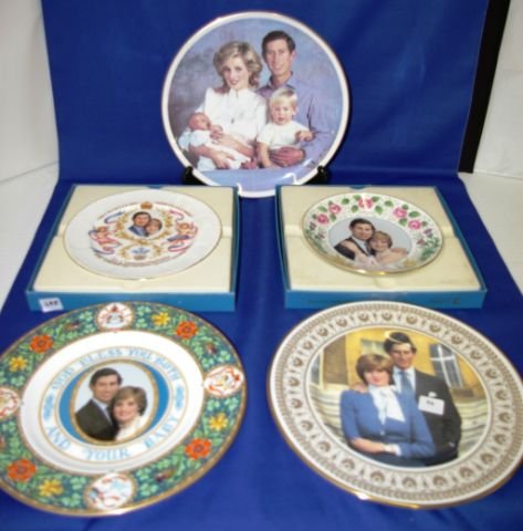 Prince Charles And Lady Diana Plates