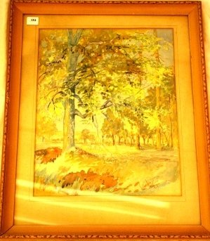 Watercolour, signed Smith 1933