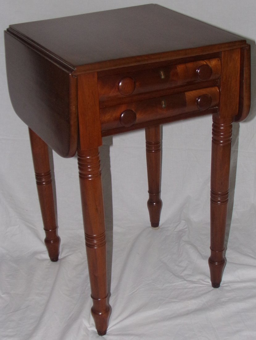Late Sheraton Sewing Table (1 of 5)