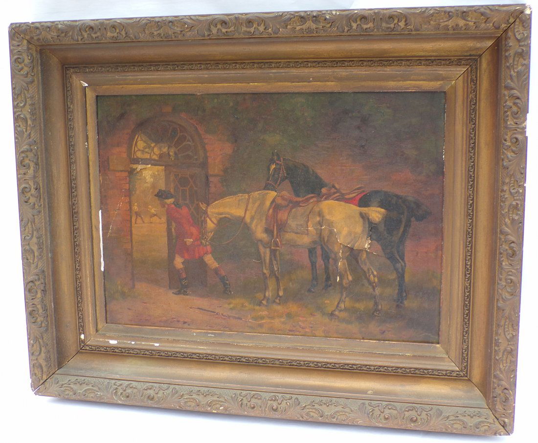 Unrestored Oil on Canvas (1 of 9)