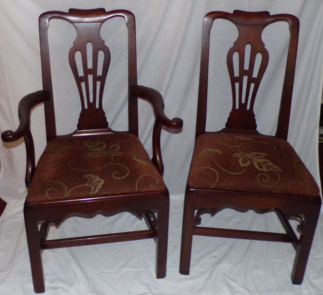 Set of 6 Stylized Dining Room Chairs (1 of 5)
