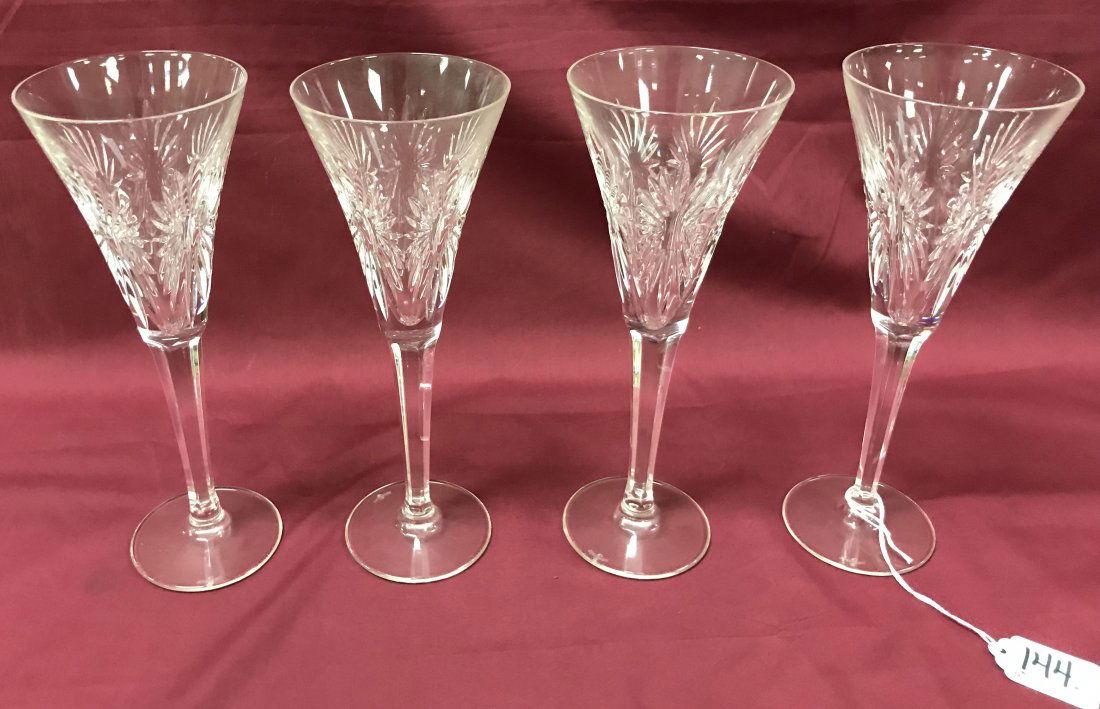 Set of 4 Crystal Goblets (1 of 6)