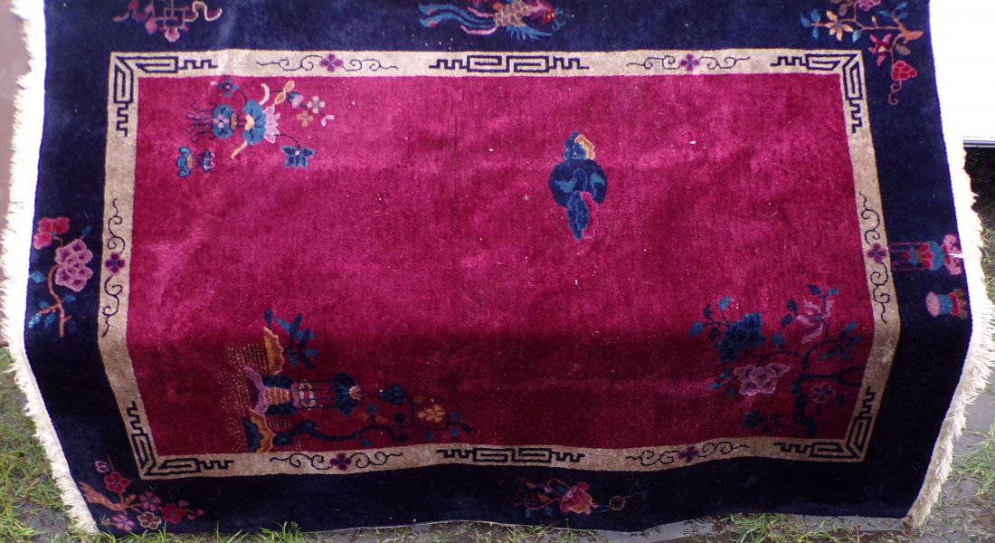 2 Chinese Oriental Area Rugs (1 of 11)