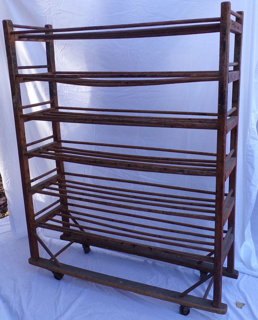 Vintage Wooden shoe Rack (1 of 5)