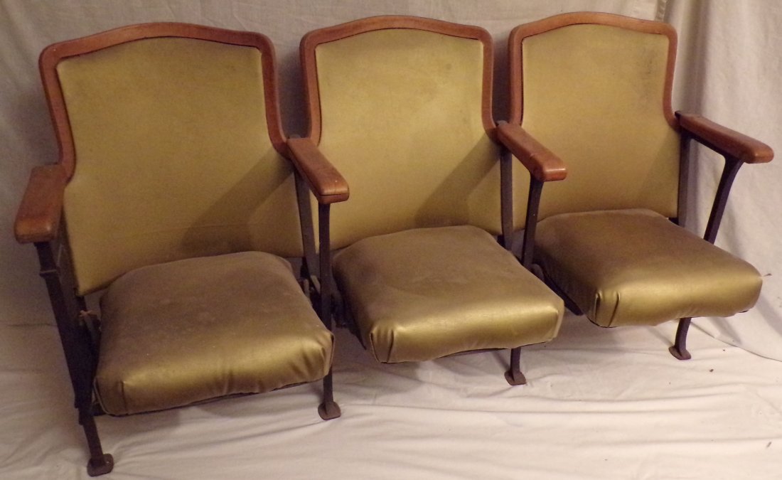 2 Sections of Theater Seats (1 of 9)