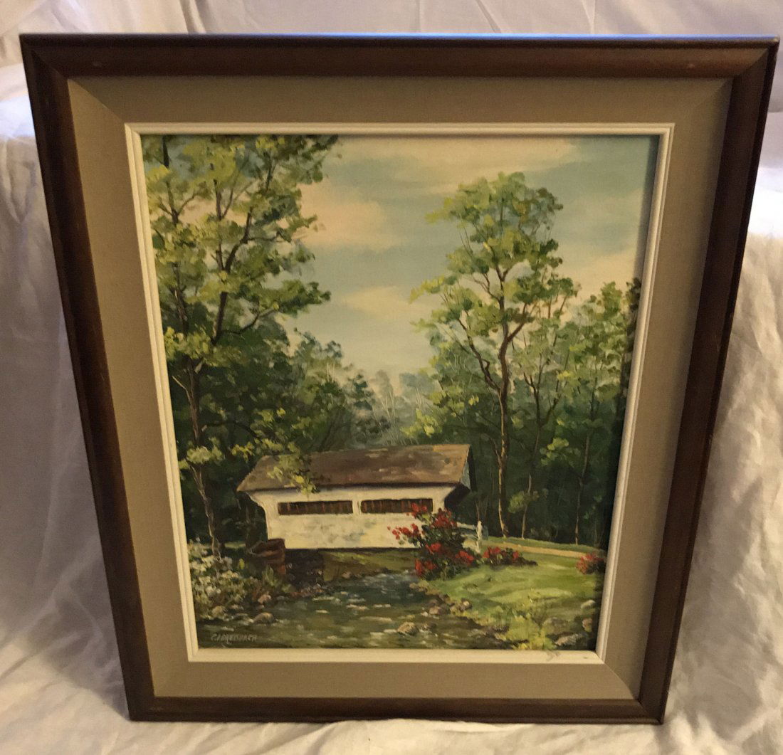 Landscape Oil on Canvas - Dreisback (1 of 6)