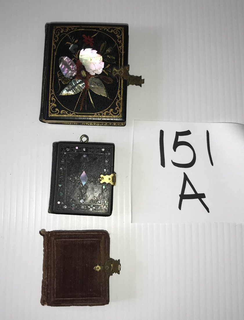 FURNITURE, ACCESSORIES, COUNTRY COLLECTIBLES, TOYS,: (2) framed daguerreotypes: 1 in velvet container of a young man, binding with old repair, latch good condition 2” square, site 1 ¼” T; 1 in black lacquer frame with mother of pearl design, with y