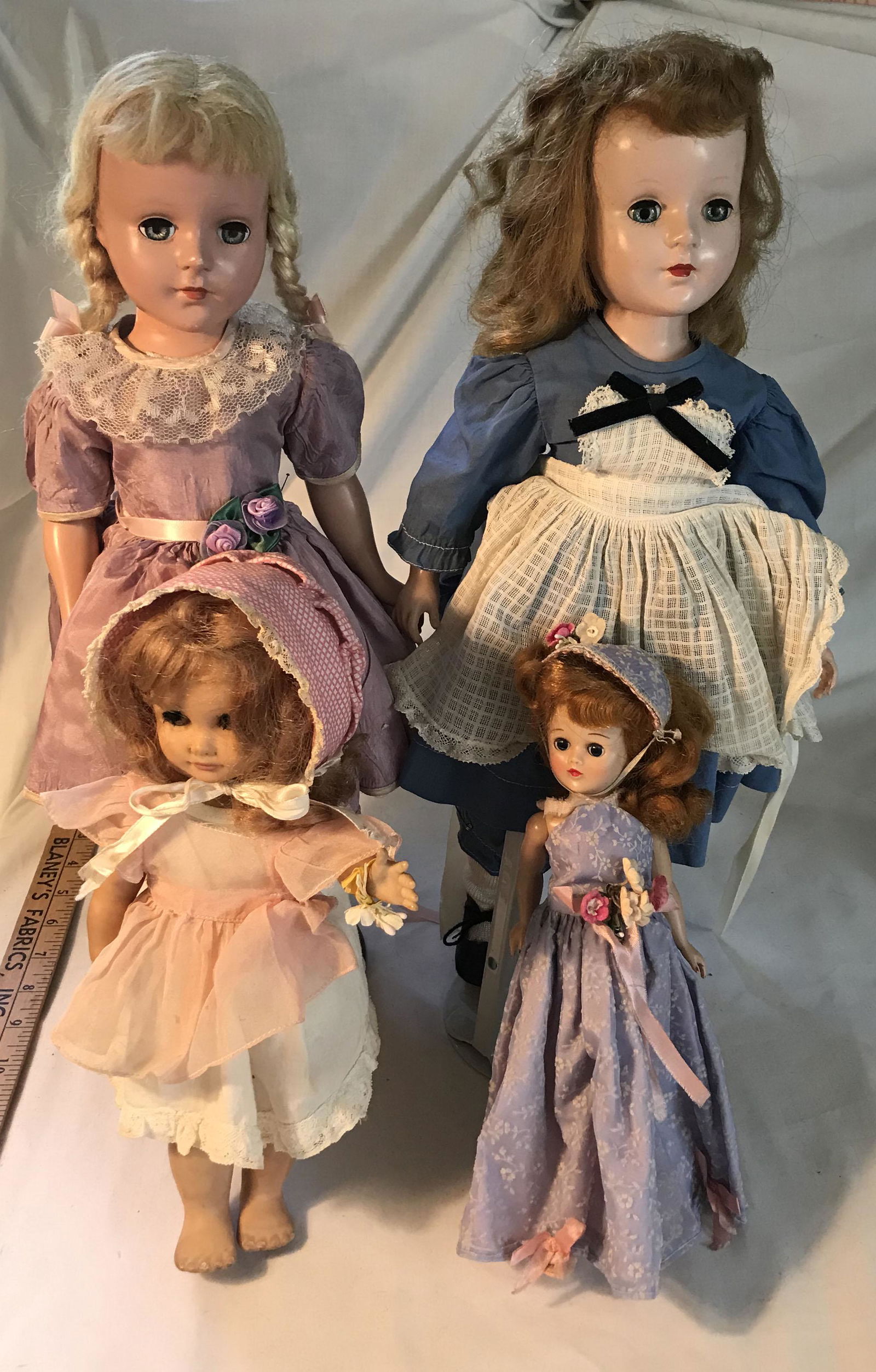 Grouping of 4 Dolls (1 of 10)