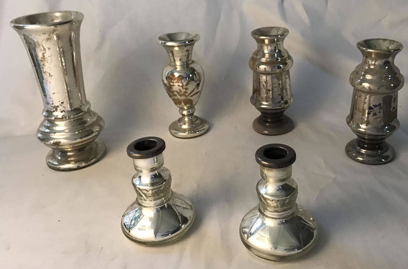 Grouping of Vintage Mercury Glass (1 of 7)