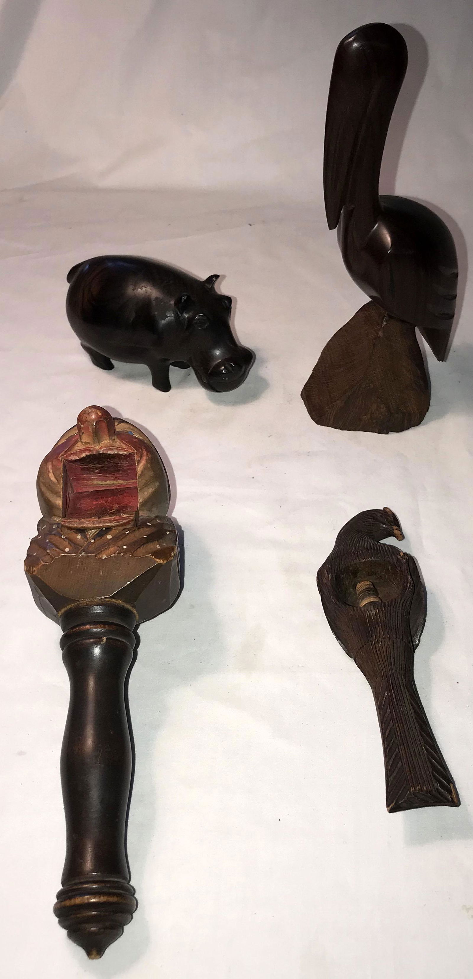 Lot 4/Wood Carved Figures (1 of 10)
