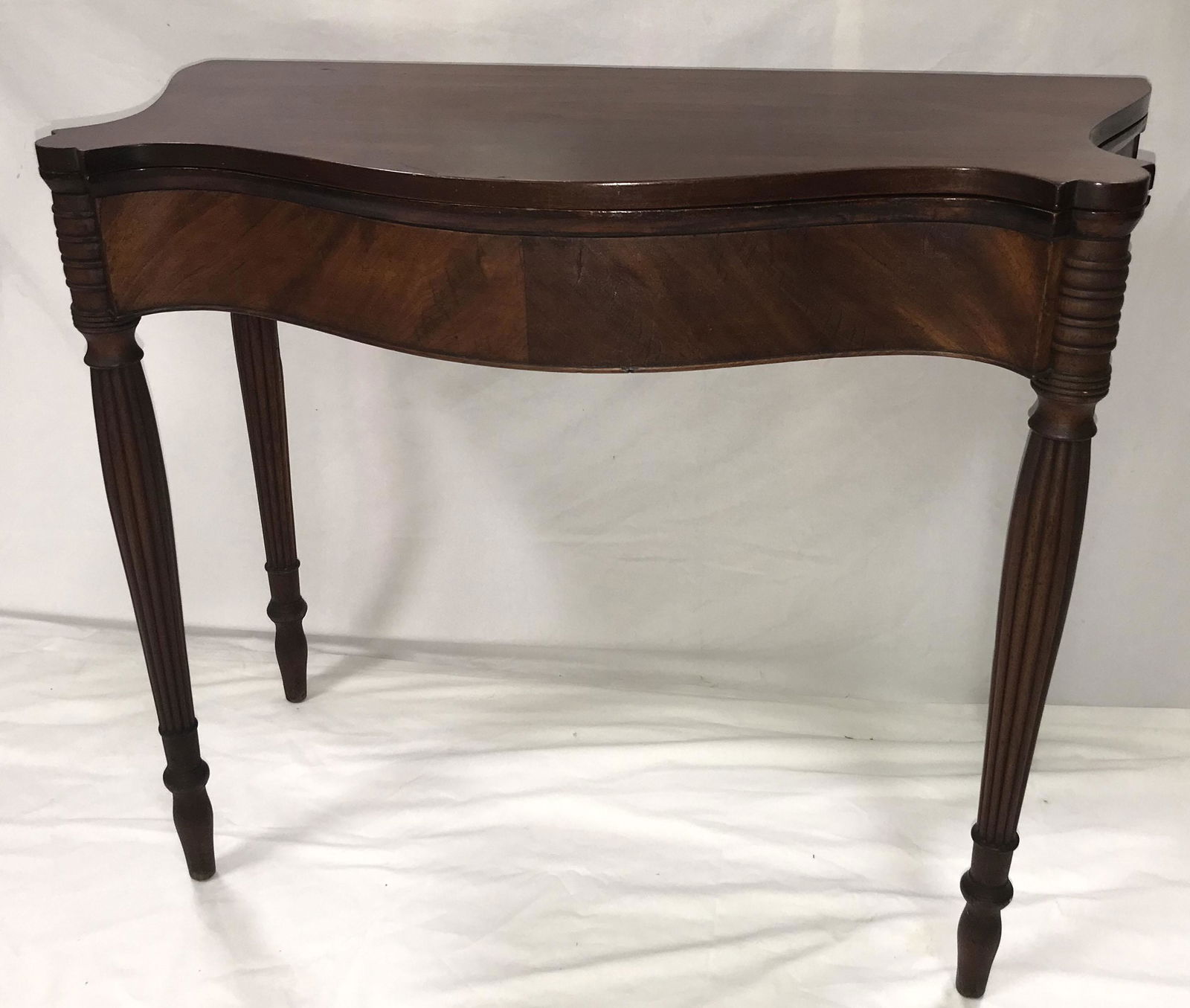 19th C Mahogany Card Table (1 of 6)
