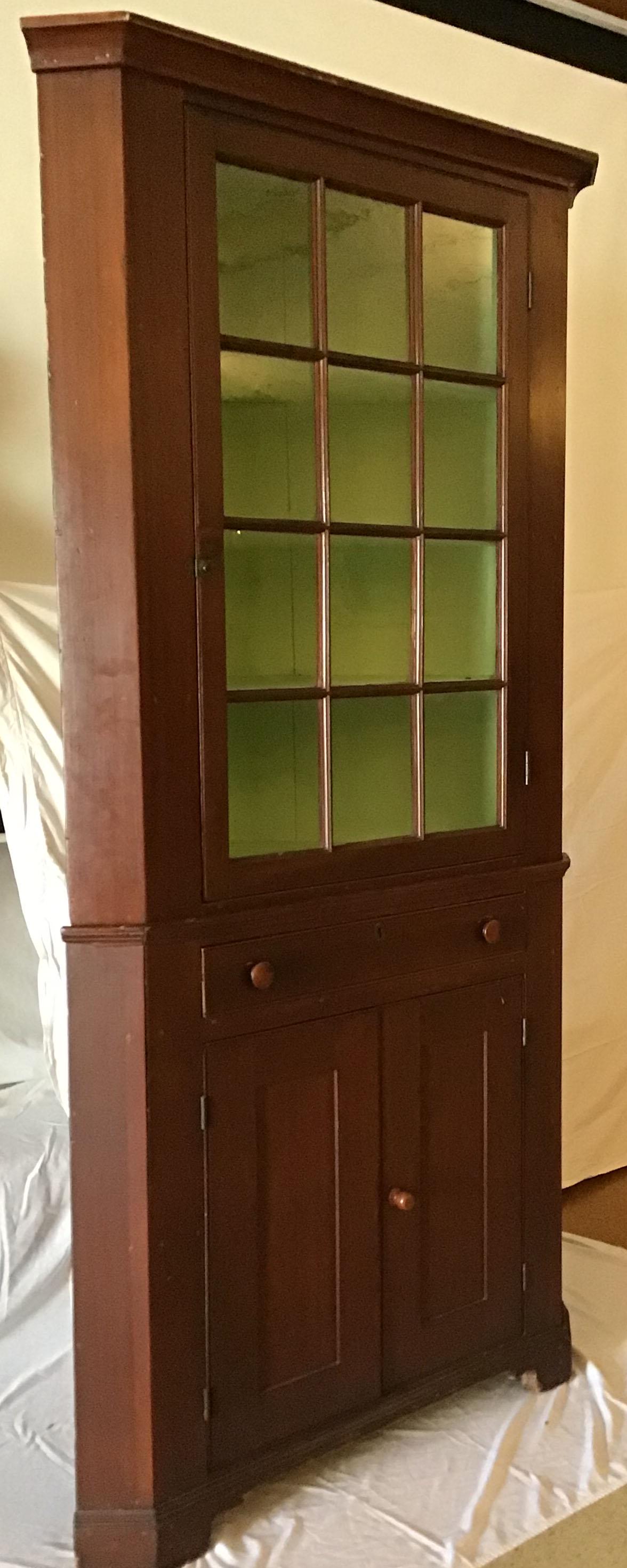 2 Pc. Country Corner Cupboard (1 of 16)