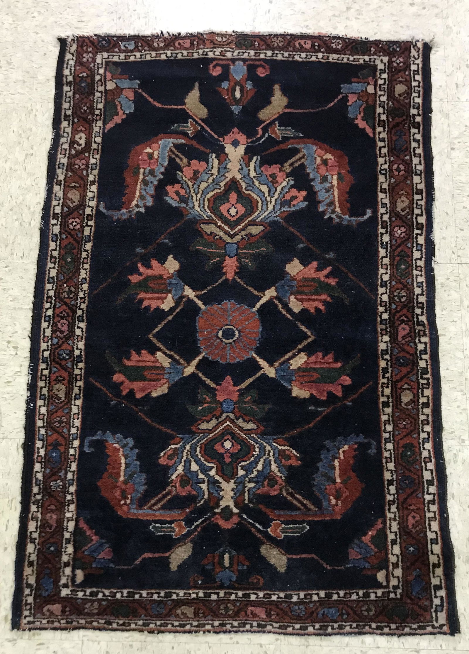Small Oriental Throw Rug (1 of 10)