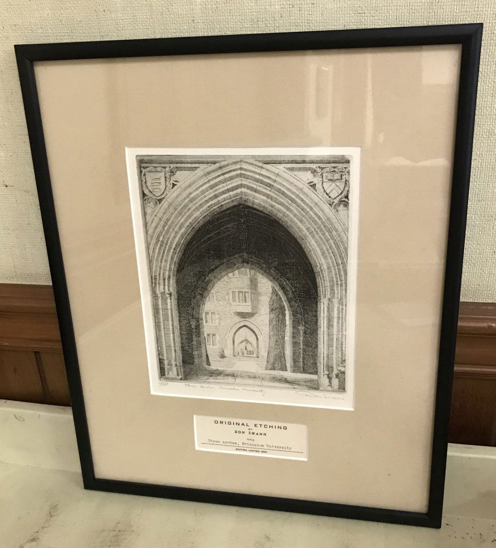 Etching by Don Swann (1 of 5)