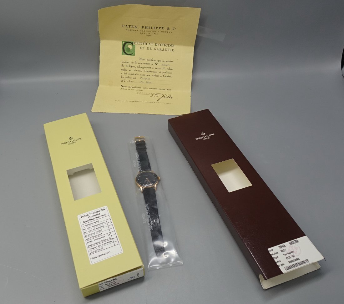 1945 PATEK PHILIPPE 18KT GOLD WATCH (1 of 10)