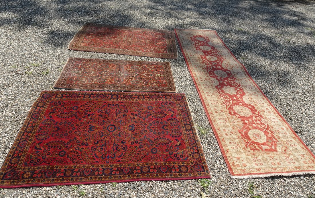 FOUR PRAYER RUGS CARPET IRAN (1 of 11)
