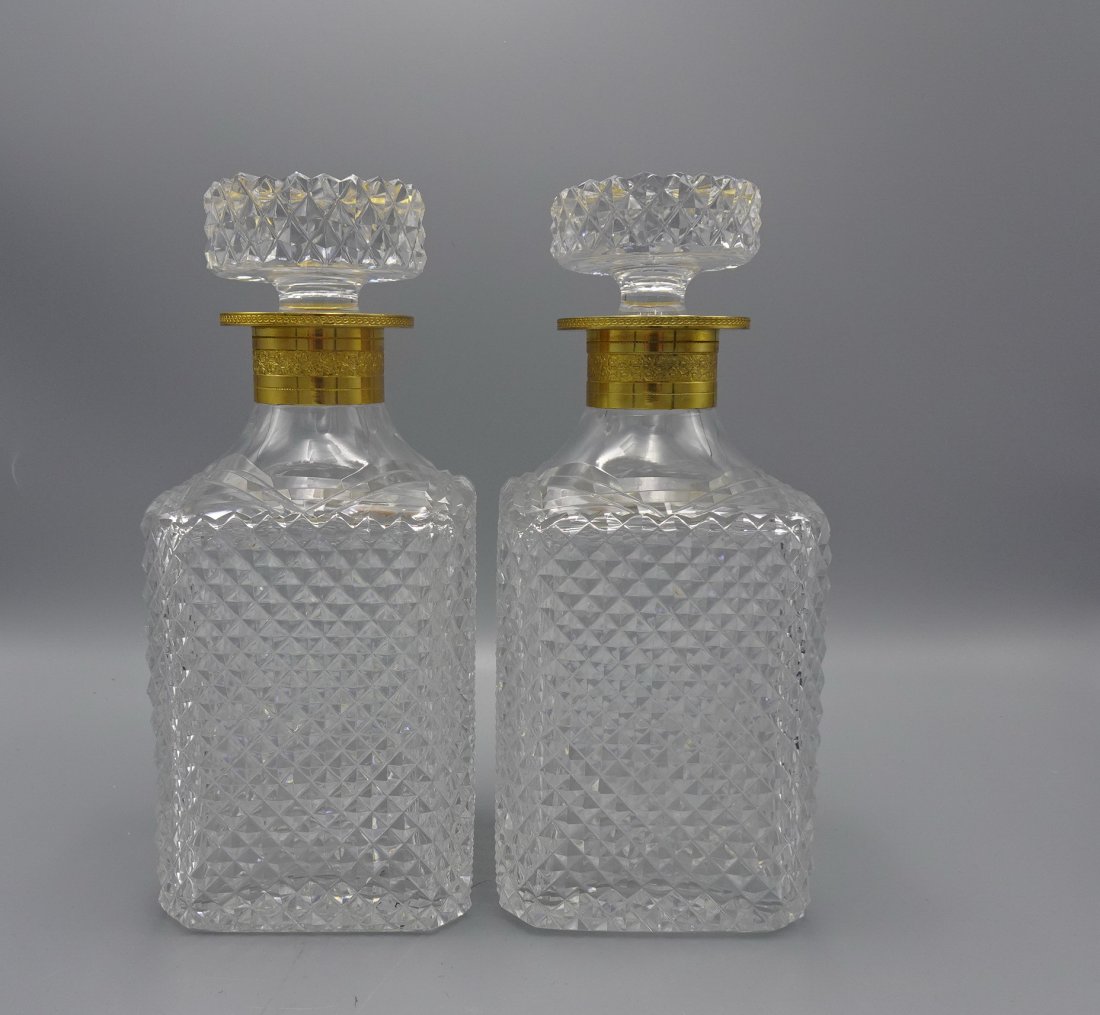 VINTAGE CRYSTAL DECANTERS (1 of 8)