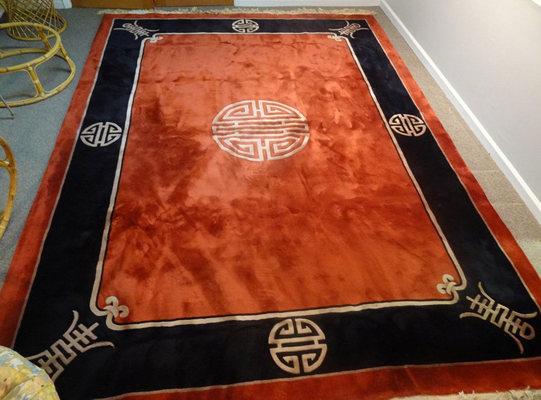 CHINESE PEKING SUPER IMPERIAL WOOL RUG CARPET PEOPLES REPUBLIC (1 of 6)