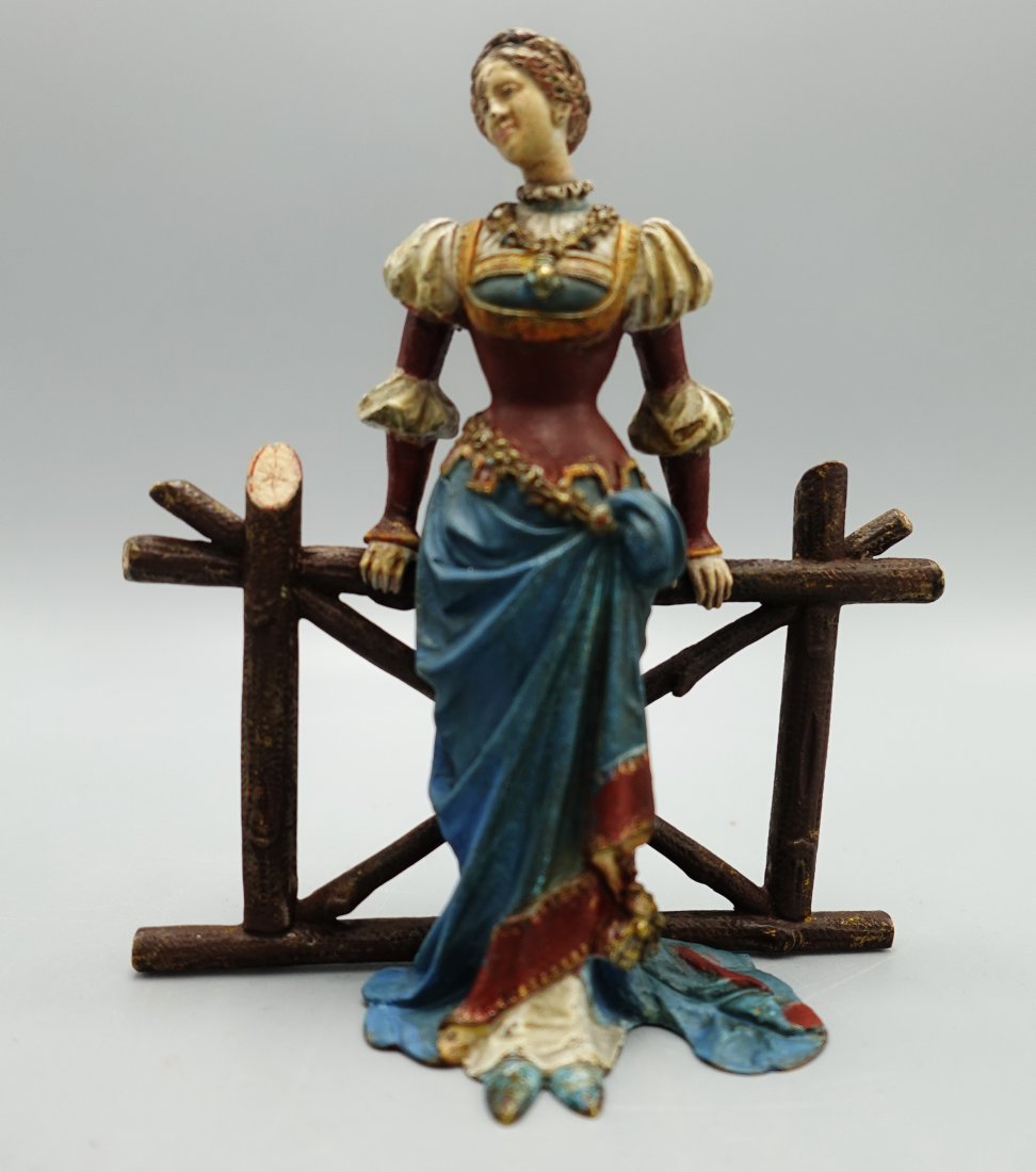 ANTIQUE AUSTRIAN COLD PAINTED VIENNESE BRONZE BY FRANZ BERGMAN (1 of 11)