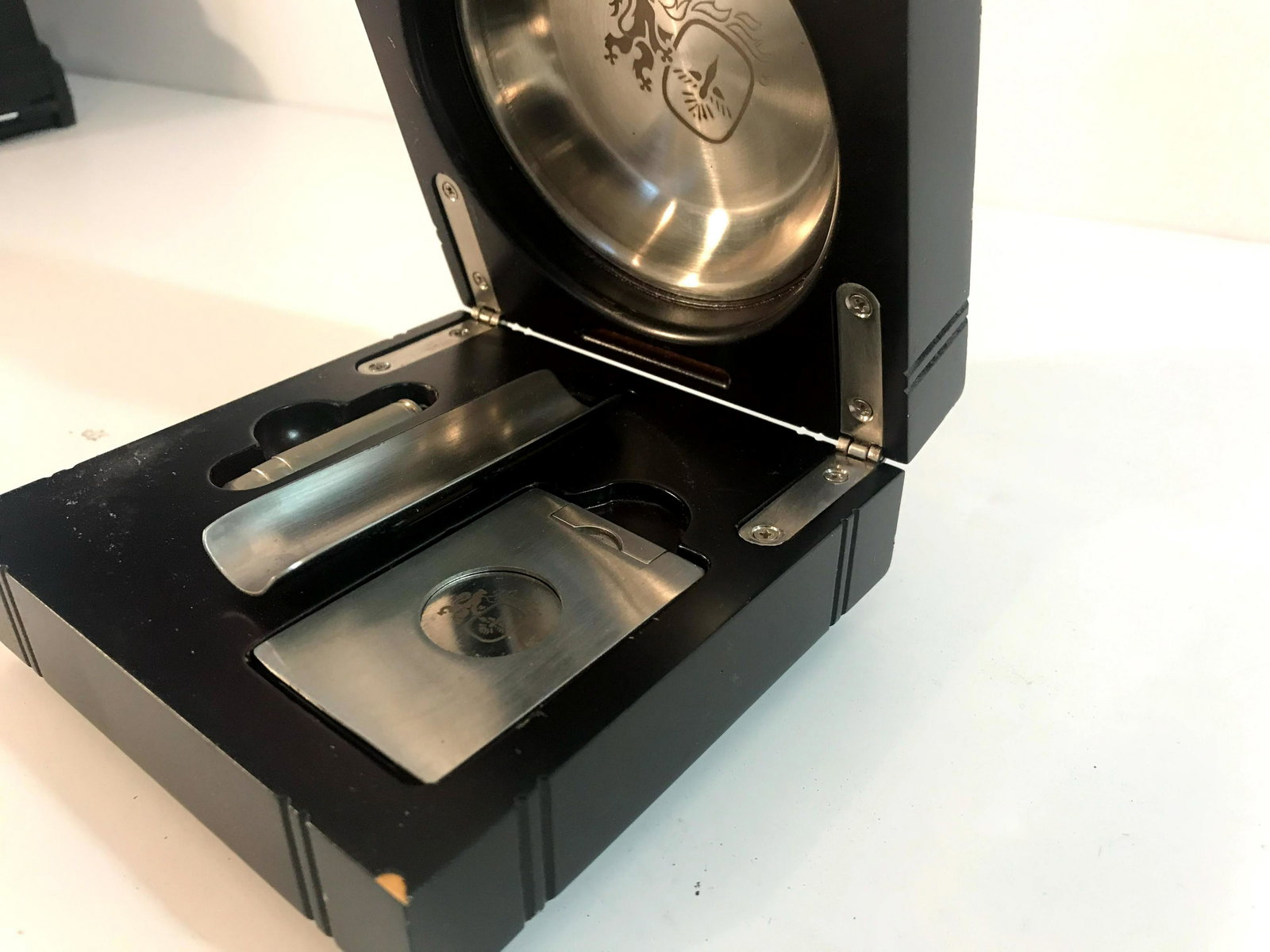 Vintage cigar cutter set Nice: Vintage cigar cutter set Nice Please view all photos as they are part of the description and condition of this Item, Feel free to contact me with questions or picture requests!. Used Item AS IS