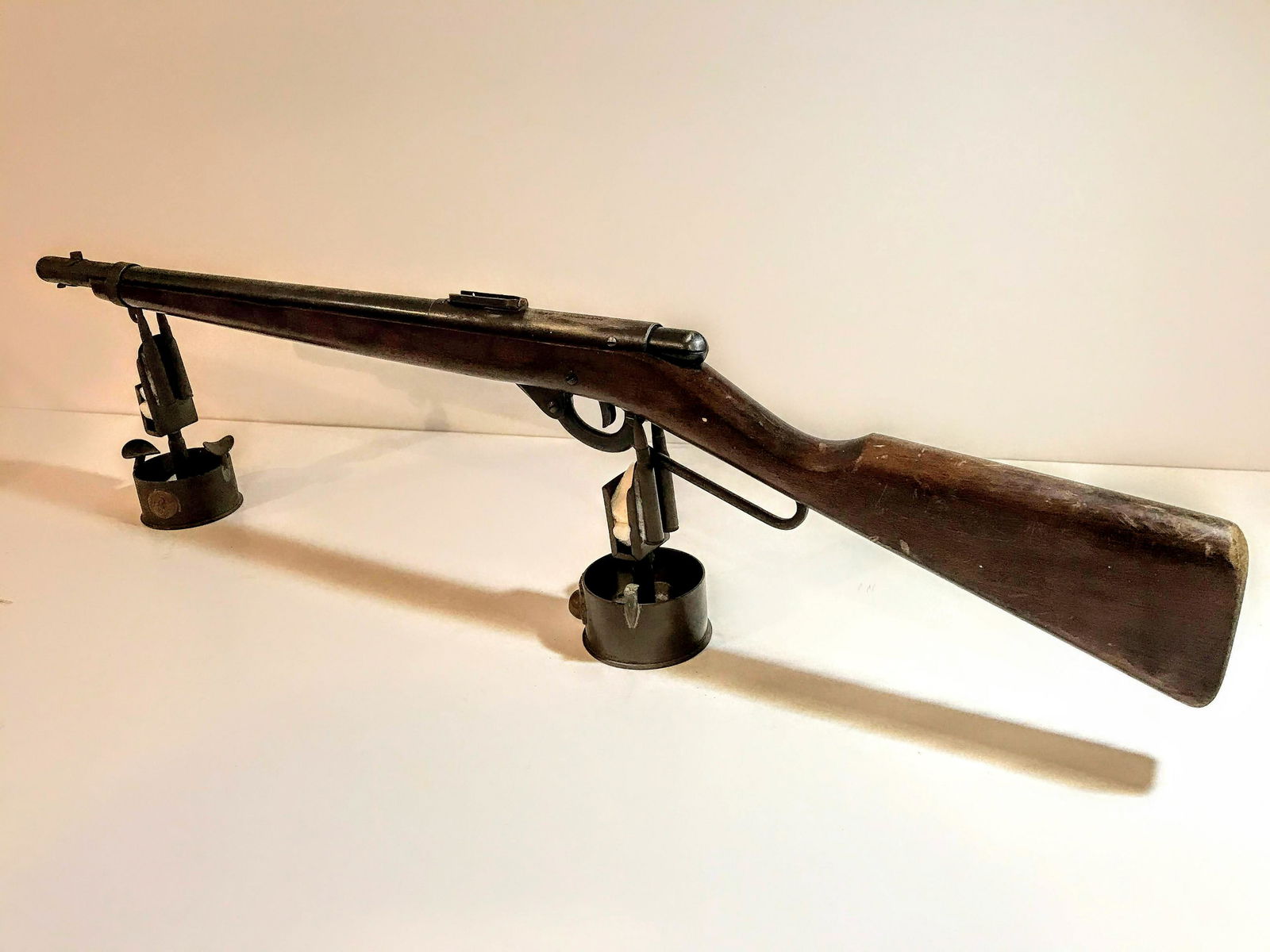 1915 Daisy Pump BB Gun Works, Wood 36.5 #40: 1915 Daisy Pump BB Gun Works, Wood 36.5” Long Model #40 Plymouth Michigan Patent Please view all photos as they are part of the description and condition of this Item, Feel free to contact me with q