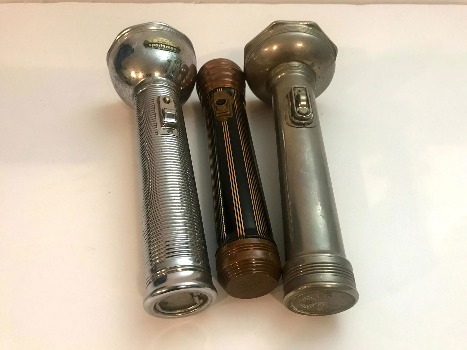 vintage flashlights rayo vac eveready Bright star (1 of 4)