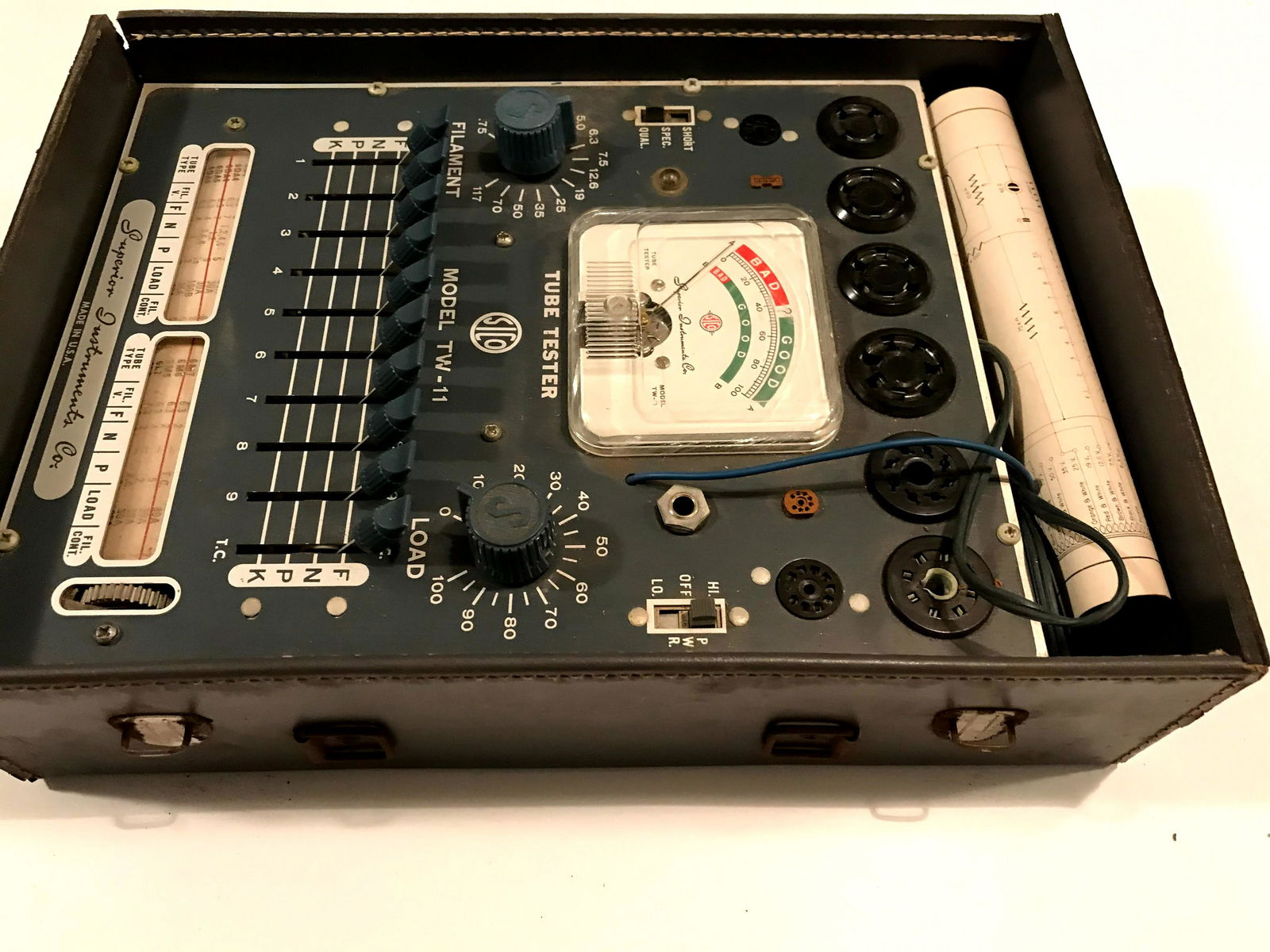 Vintage Tube Tester Superior Model TW-11 (1 of 5)