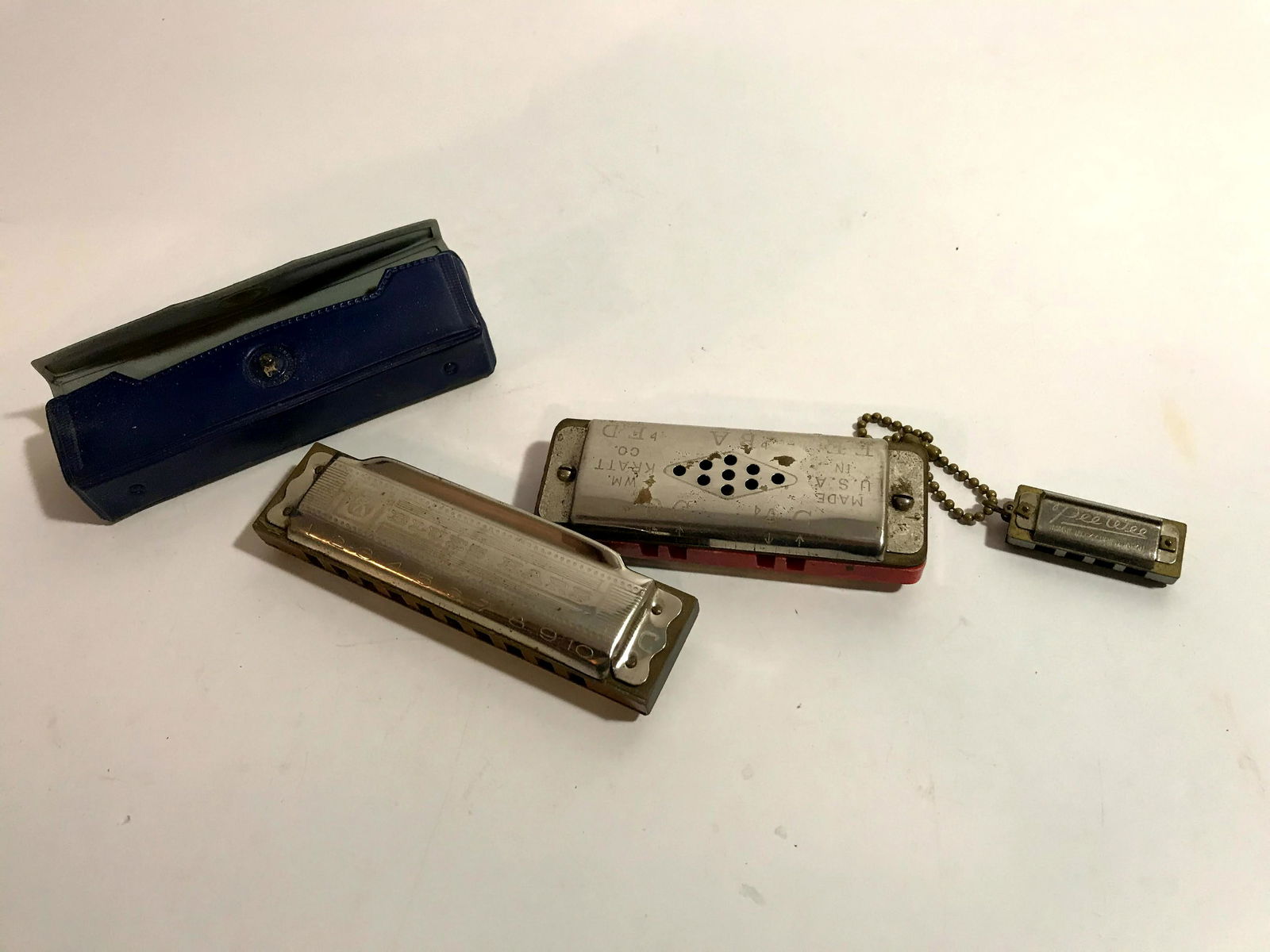 Vintage Harmonica, Wm Kratt, M Horner & pee wee (1 of 5)