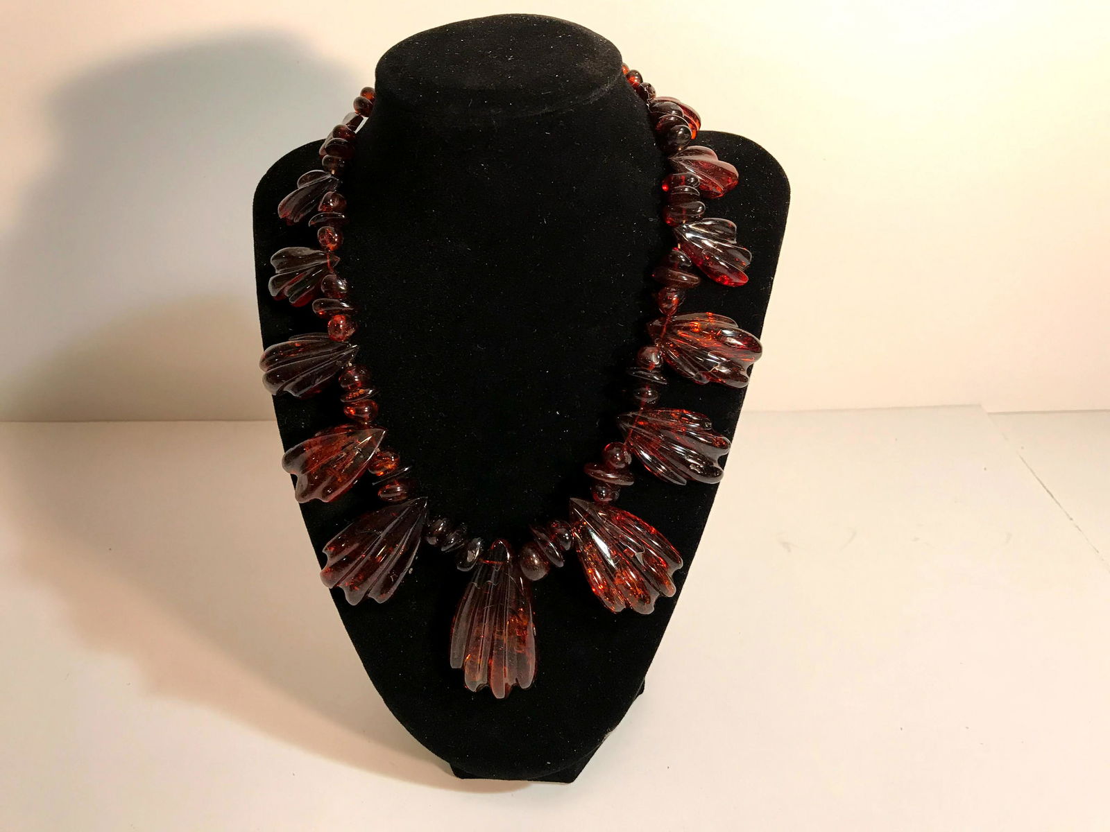 Vintage Root beer Shell Necklace (1 of 3)