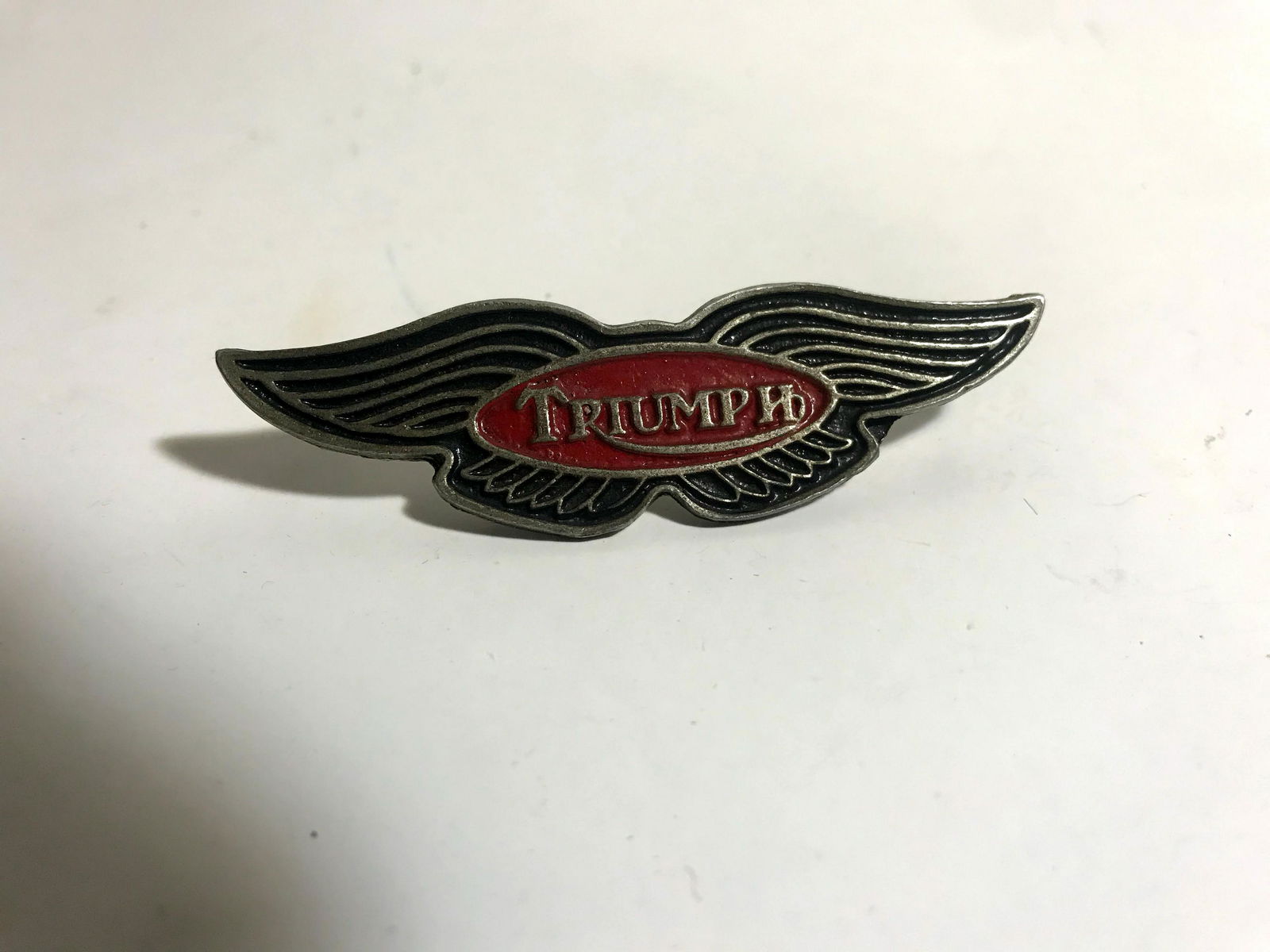 Vintage triumph motorcycle wings (1 of 2)