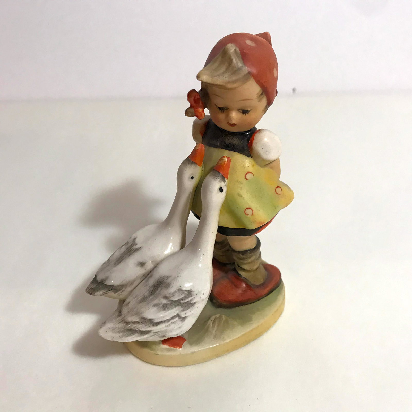 Hummel Figurine #47/0, Goose Girl: Hummel Figurine #47/0, Goose Girl Please view all photos as they are part of the description and condition of this Item, Feel free to contact me with questions or picture requests Used Item AS IS