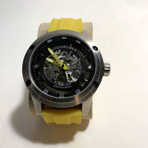 Stuhrling Mens Automatic Skeleton Watch St 90050