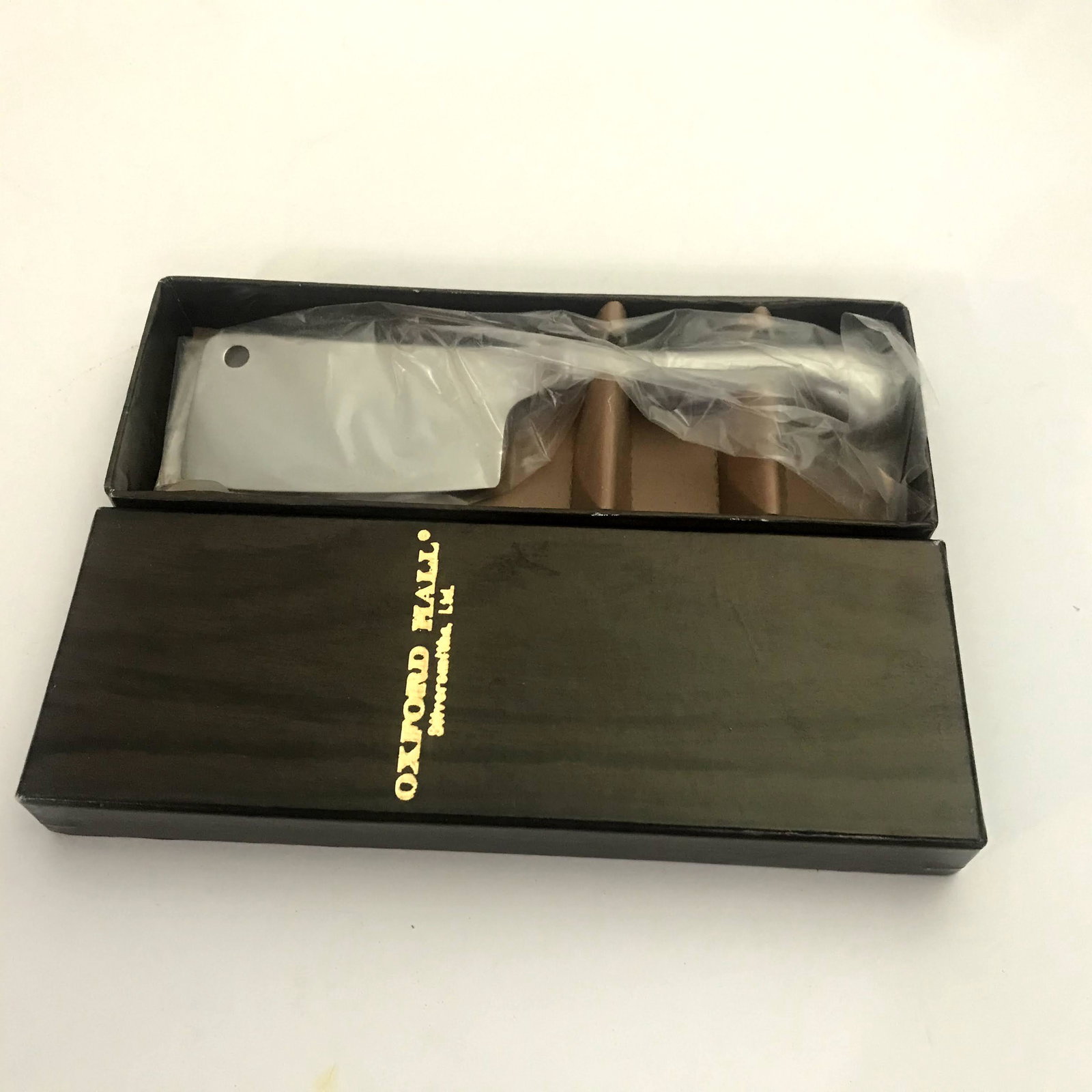 Oxford Hall Stainless Steel Japan Mini Cleaver: Oxford Hall Stainless Steel Japan Mini Cleaver New Please view all photos as they are part of the description and condition of this Item, Feel free to contact me with questions or picture requests Use