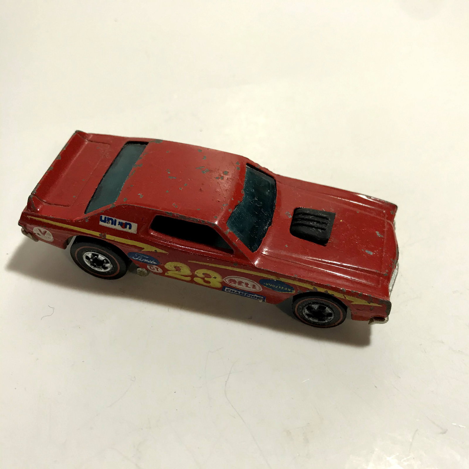 Vintage Hot Wheels Redline Diecast Toy Car 1974 Red: Vintage Hot Wheels Redline Diecast Toy Car 1974 Red Ford Gran Torino #23 Stocker Please view all photos as they are part of the description and condition of this Item, Feel free to contact me with que