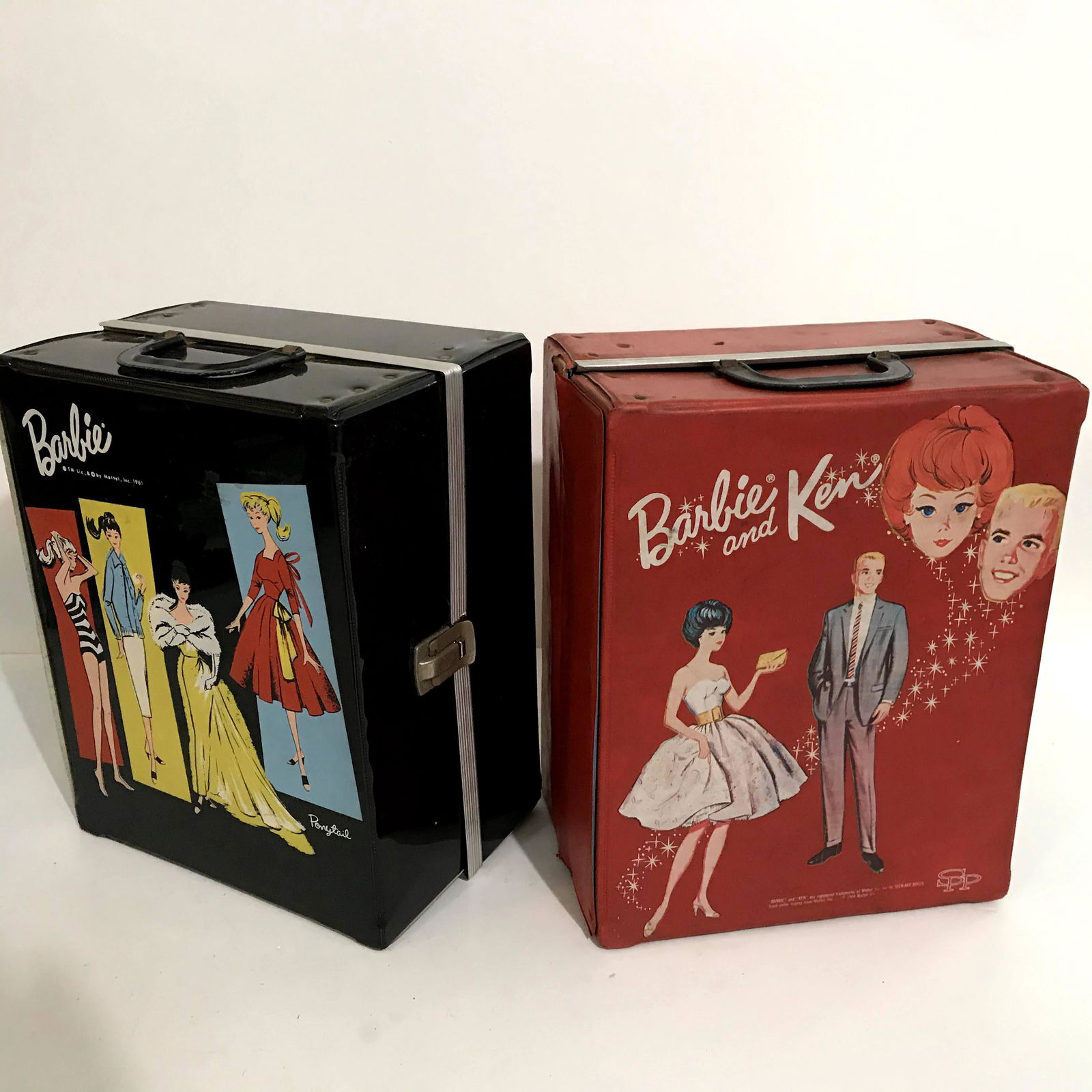 Barbie and Ken Doll Cases With Dolls and Accessories: Barbie and Ken Doll Cases With Dolls and Accessories Please view all photos as they are part of the description and condition of this Item, Feel free to contact me with questions or picture requests U