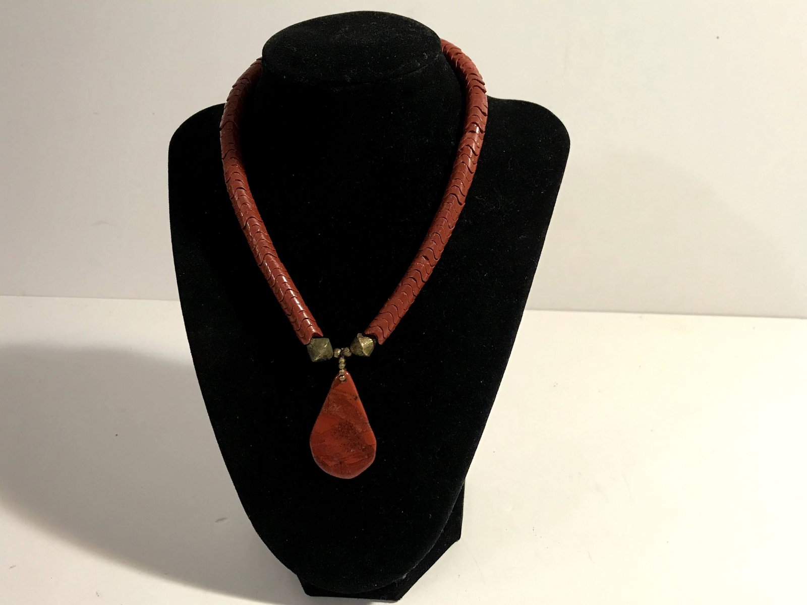 A Beautiful Brownish Choker Necklace Very Solid: A Beautiful Brownish Choker Necklace Very Solid Please view all photos as they are part of the description and condition of this Item, Feel free to contact me with questions or picture requests!.Used 