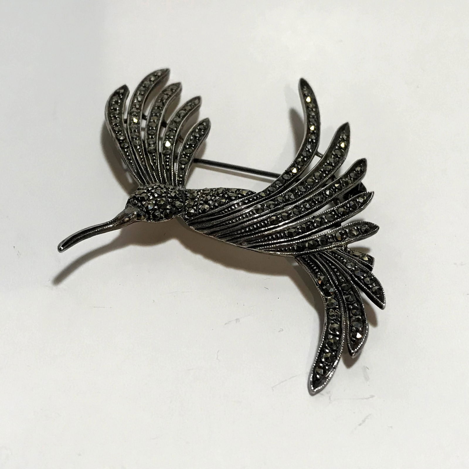Vintage Well Made Sterling Silver 925 Hummingbird (1 of 4)