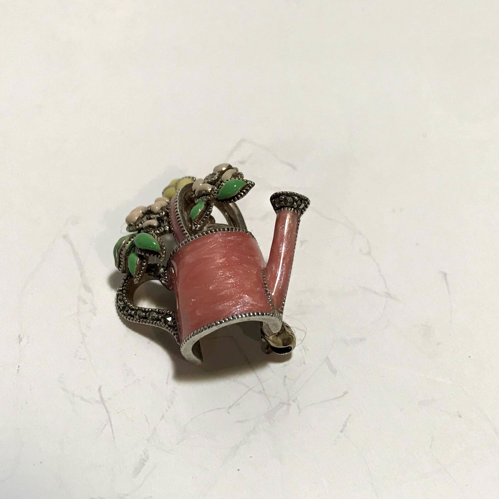 Vintage Rare Judith Jack Sterling Silver Enamel (1 of 5)