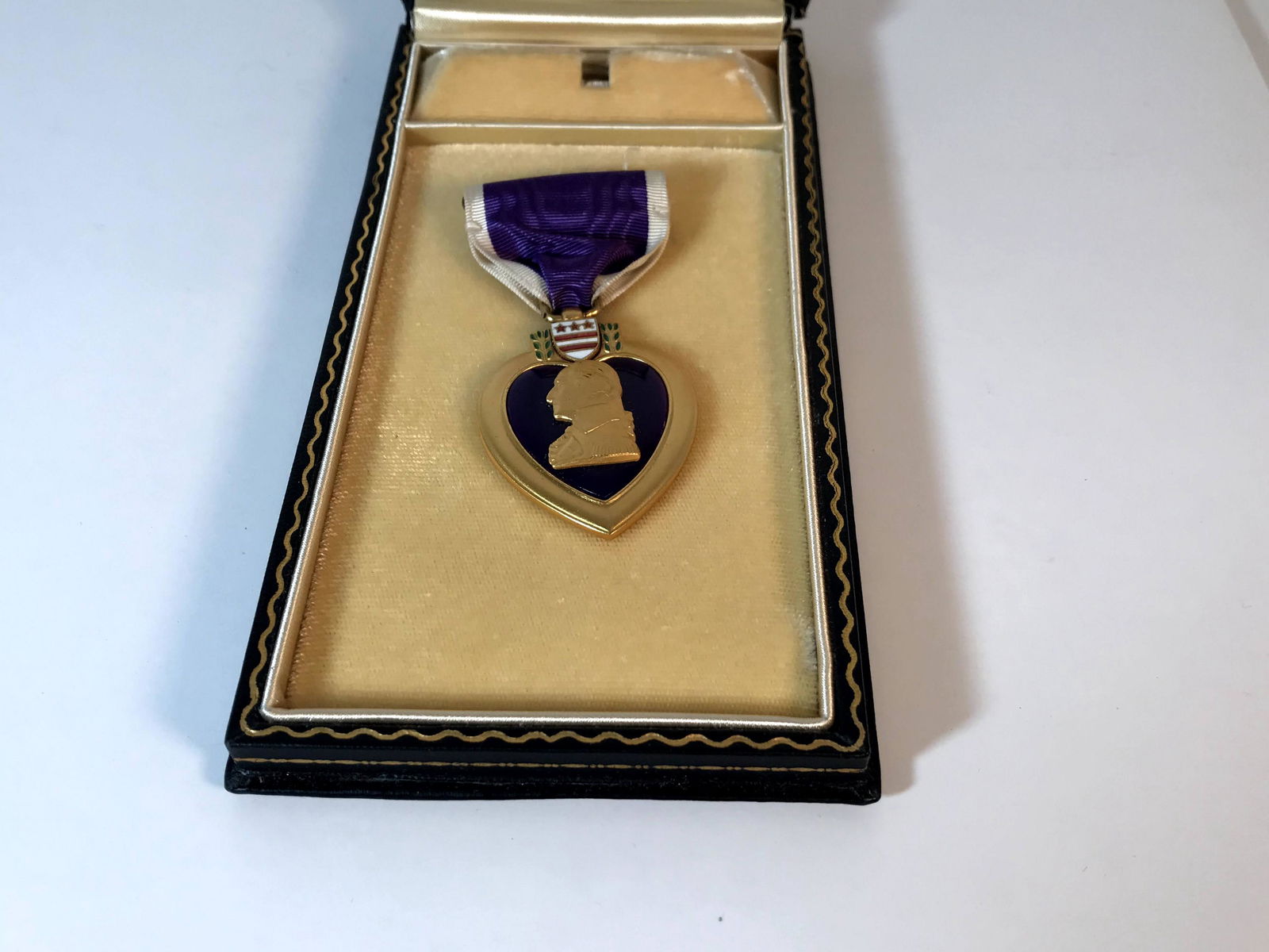 Vintage Purple Heart For Military Merit Harry Stanley (1 of 4)